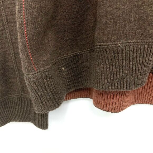 Tommy Bahama Men's Brown Long Sleeves Mock Neck Zipper Pullover Sweater Size XL - Picture 6 of 11